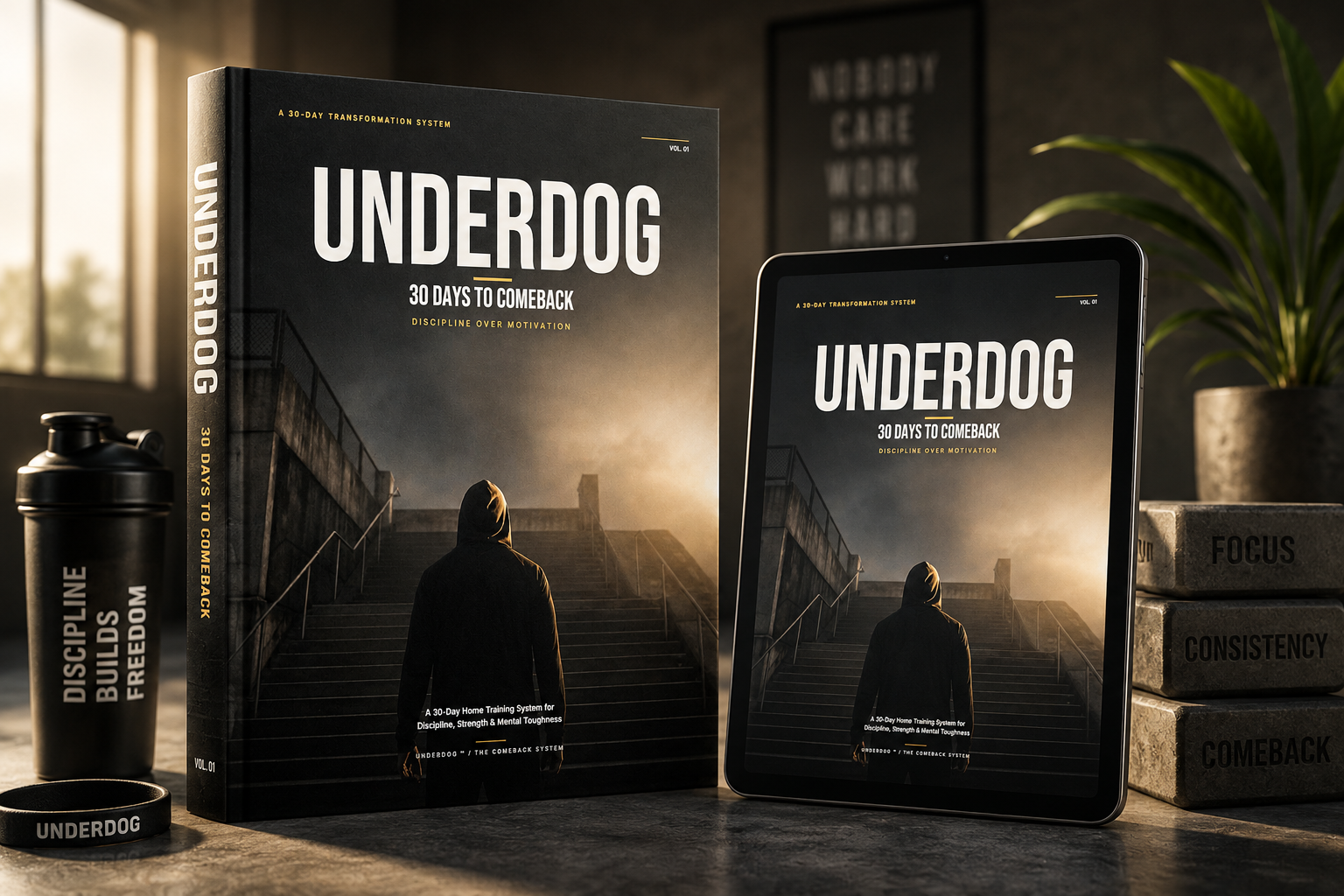 UNDERDOG ebook — 108-page digital PDF mockup